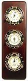 Weather Station Porthole Nautical Barometer Thermometer Hygrometer in Cherry - B0000TX7FG