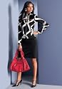 metrostyle Cutout Neck Skirtsuit