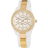 Fossil Womens ES2805 Stella Acrylic Bracelet With Dial Watch