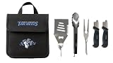 North Carolina Tarheels Compact Barbecue Accessory Set