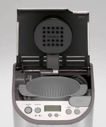 KRUPS KM4065, 12-Cup Programmable Coffeemaker, Stainless Steel