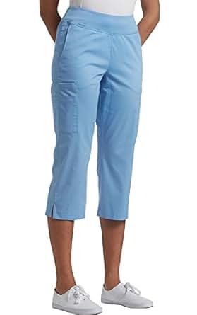 Amazon.com: Allure Yoga Inspired Scrub Capri Pants: Clothing