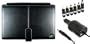 2n1 Combo - HP Mini 110-1030NR 10.1-Inch Leather Netbook Case and 12v Car Charger (Executive Series - Black)