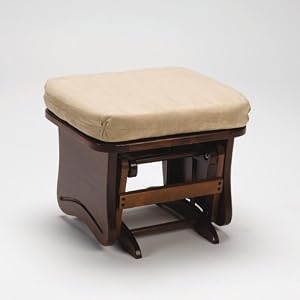 Brooks Furniture Glider Ottoman - Cherry/ Camel