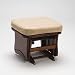 Brooks Furniture Glider Ottoman - Cherry/ Camel