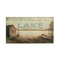 Life is Better at the Lake Wood Plaque