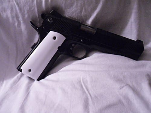 1911 Full Size Smooth White Polymer Grips
