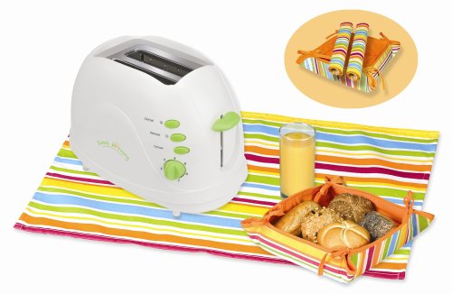 Kalorik TO-25908 L Sunny Morning 2-Slice Toaster Set, Lime