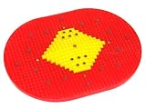 Acupressure Yoga Bumper Mat Unbreakable Double Color with Magnets Pyramids Size 14x10 Inches