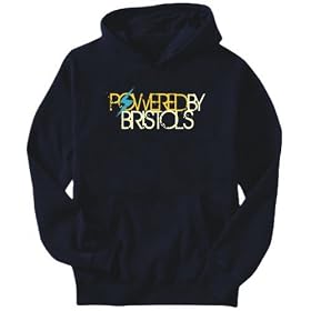 Buy Hoodie Mens Navy Blue Powered by Bristols Cats by TopExpressions