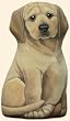 Fiddler's Elbow Yellow Labrador Lab Doorstop