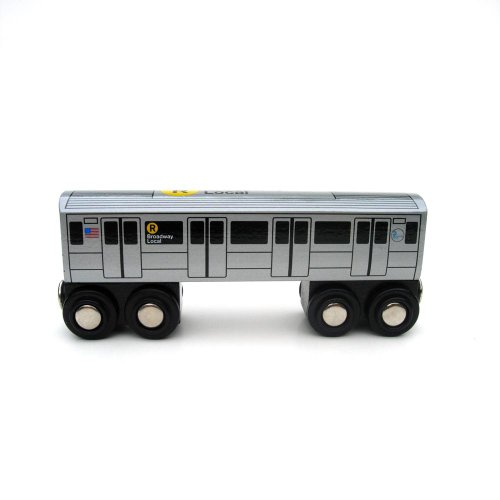 Munipals Wooden Railway NYC Subway Car R