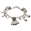 Gift Ideas for Her Ankle Jewelry Silver Anklet Bracelet Pairs 10.50 inches