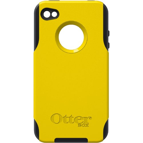 Otterbox 04-2007 Commuter Series Hybrid Case for iPhone 4 - 1 Pack - Case - Retail Packaging - Yellow/Black