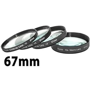 Digital Concepts +1 +2 +4 +10 Close-up Macro Filter Set With Pouch