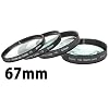 Digital Concepts +1 +2 +4 +10 Close-Up Macro Filter Set with Pouch (67mm)