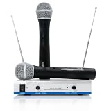 Produkt-Bild: Funk-Mikrofon Set 2x Mikrofon + Empf&auml;nger FM-8051