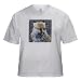 Closeup of Red Fox on the slopes of Mount Etna.(Vuples vulpes).Sicily,Italy.. - Adult Birch-Gray-T-Shirt Small