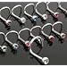 7 St�ck Nasenpiercing Nasenstecker verschiedene Farben