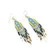 Beyond the Seas, Colors of the Southwest Teardrop Dangle Earrings with Shimmers