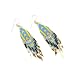 Beyond the Seas, Colors of the Southwest Teardrop Dangle Earrings with Shimmers