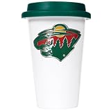 Minnesota Wild Ceramic Travel Cup (Team Color Lid)