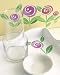 Lollipop Flowers Self-Adhesive Wall Applique Set