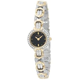 Pulsar Women's Crystal Accented Dress Two-Tone Stainless Steel Watch #PEGB70