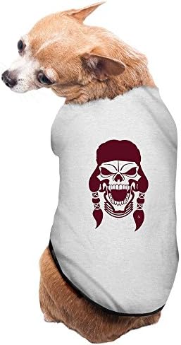 Apache Skeleton Warrior Head Cool Dog Clothes