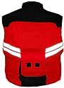 MOTORCYCLE SCOOTER Red Reflective Visibility Vest