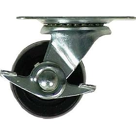 Woodstock International H0693 3 Red Polyurethane Swivel Caster w Brake by Woodstock