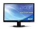 Acer P235HB 23-inch LCD TFT Monitor, 80'000:1, 5ms, 300/m2, DVI Input, VGA, Glossy Black