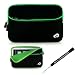Green w/ Black Slim Design Soft Neoprene Carrying Cover Case with extra pocket for Pandigital Novel 7