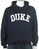 Soffe Duke Hoodie with Tackle Twill Logo (X-Large, Navy)
