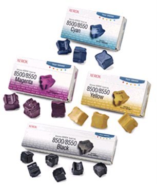 Xerox Ink 8500 8550 15 Pack Ink Set (6 Black, 3 Yellow, 3 Cyan, and 3 Magenta) On Sale