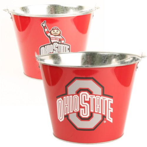Ohio State Buckeys 2-Location Printed Beer Bucket