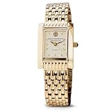 Texas Christian University Women's Swiss Watch - Gold Quad with Bracelet