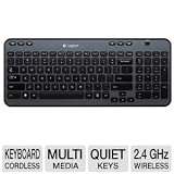Logitech Wireless Keyboard K360 (Dark Silver) (920-003366)
