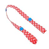 ノーブランド品 2個　ベビーカー　ストラップ　おもちゃ締め　おしゃぶりクリップ　ハンガー　フック　赤い