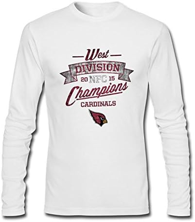 Men's Arizona Cardinals 15 NFC West Division Champions Long Sleeves T-Shirts