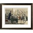 Georges Cuvier Lecturing on Paleontology at the Museum (Sic) D'Histoire Naturelle Paris Framed Art Poster Print by Albert Chereau, 33x27