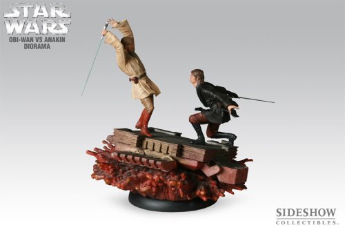 Buy STAR WARS OBI WAN VS ANAKIN DIORAMA STATUE BY SIDESHOW