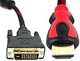 HDE Gold Plated DVI-D 24+1 Female to HDMI Male Video Adapter Converter Plug
