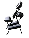 Black 4" Portable Massage Chair Tattoo Spa Free Carry Case