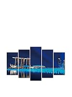 Wall Decor Fotocuadro 5 Piezas Pirámide Bluelights