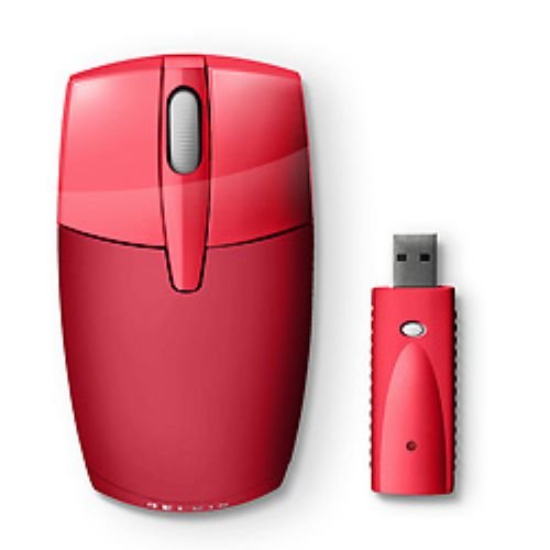 Belkin Wireless Travel Mouse Jetset Red Picture