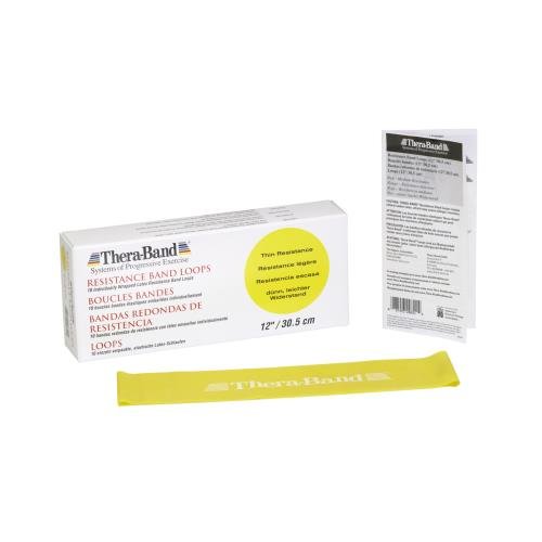 Thera-Band&reg; Loop, gelb - d&uuml;nn, 30,5 cm flach liegend Preisvergleich