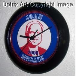 New John McCain 2008 Wall Clock