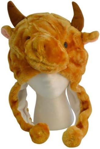 Unisex Soft Warm and Fuzzy Animal Hat with Poms in Many Animals HATIMALS for ALL!