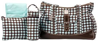 Chocolate Blue Kalencom Weekender Diaper Bag Set baby gift idea